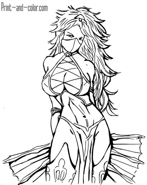 Check out inspiring examples of coloringpages artwork on deviantart, and get inspired by our community of talented artists. Mortal Kombat coloring pages (With images) | Comic art ...