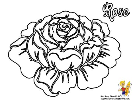 Give your child a coloring sheet full of fun flower facts. Big Flower Coloring Pages - Coloring Home