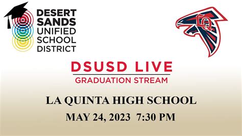 La Quinta High School 2023 Graduation Youtube
