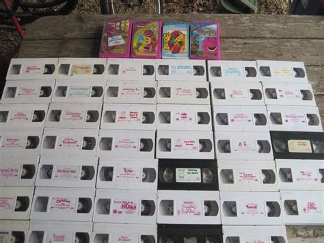 Lot Of 6 Barney Vhs Tapes Barney And Friends Vintage Barneys Images