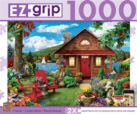 To reduce their impact on our environment, the chipboard used in these puzzles is made of recycled material. MASTERPIECES 1000 Piece - A Perfect Summer EZ Grip Puzzle