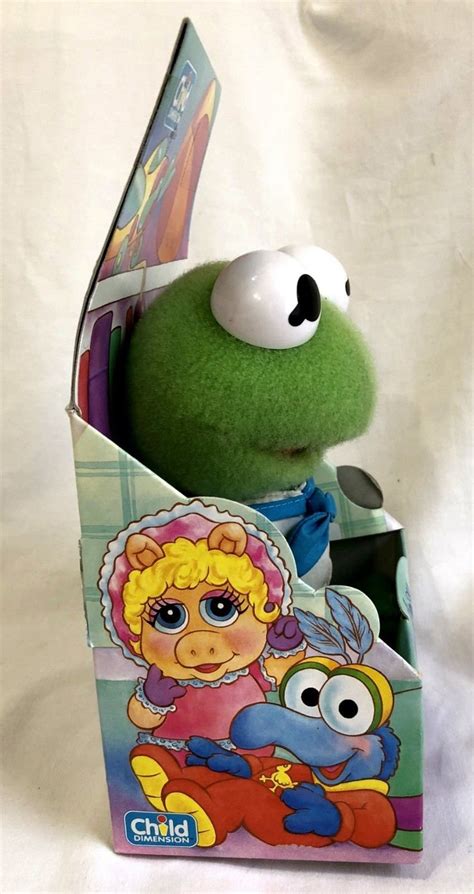 New Vintage 1992 Muppet Babies Kermit Plush Jim Henson Child Etsy