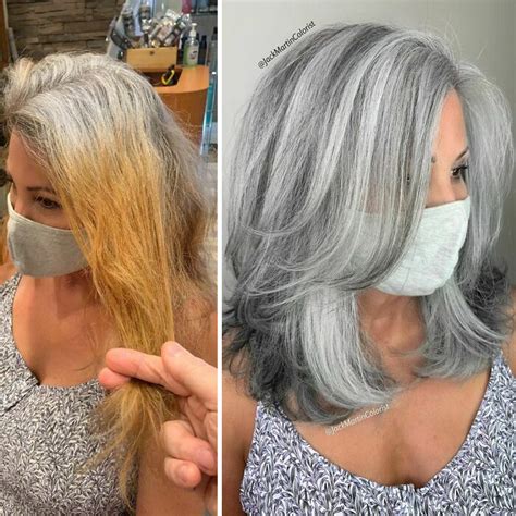 This Hairdresser Is Encouraging Women To Embrace Their Grey Hair With