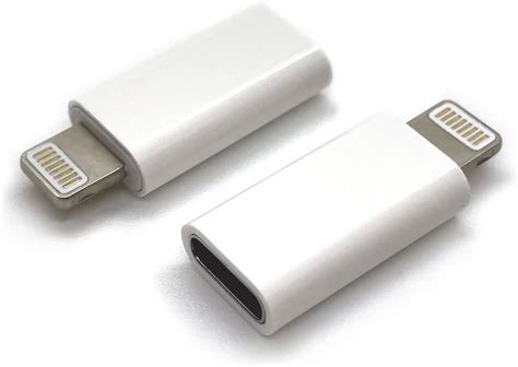 Wise Home Products 2 Pack Usb C Female To Lightning Male