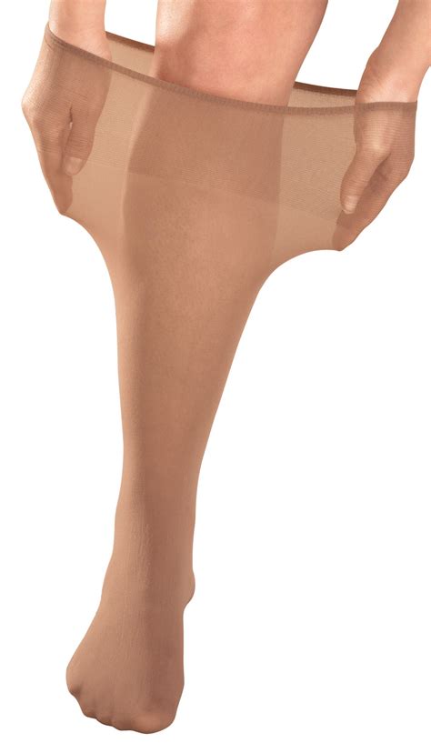 easycomforts women s plus size knee high stockings pack of 6 2 pairs beige 2 ebay