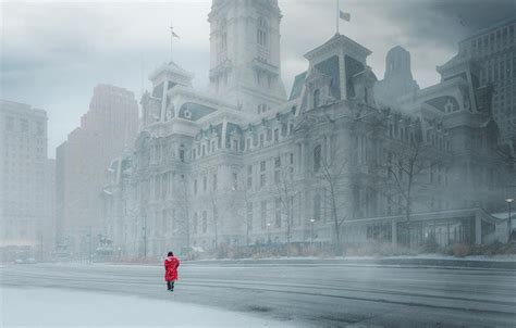 City Hall In The Snow Philadelphia