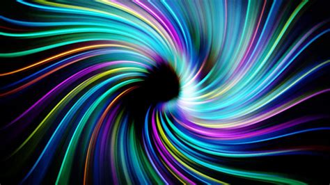 Colorful Spiral Lines Neon Hd Neon Wallpapers Hd Wallpapers Id 76259