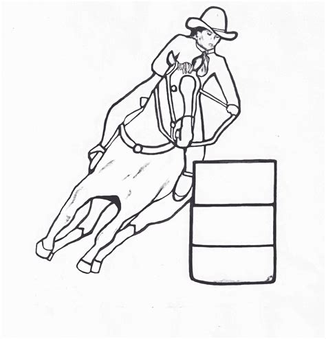 Vector of a cartoon jockey man racing a horse. RODEO COLORING PAGES: July 2013