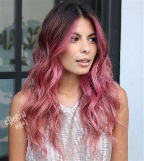 40 Ideas Of Pink Highlights For Major Inspiration Ombre Hair Color
