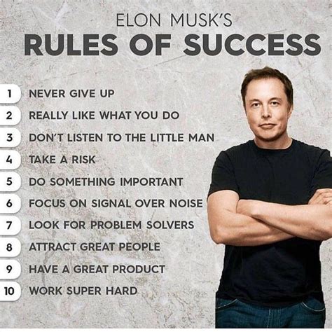 Elon Musks Rules Of Success Pictures Photos And Images For Facebook