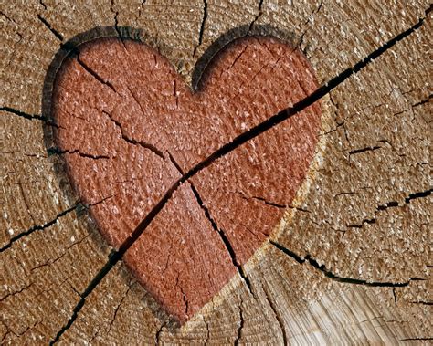 Wooden Love Heart 483342