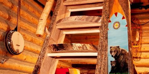 Check spelling or type a new query. Live Edge Wood Staircase in a Rustic Log Cabin | Working ...