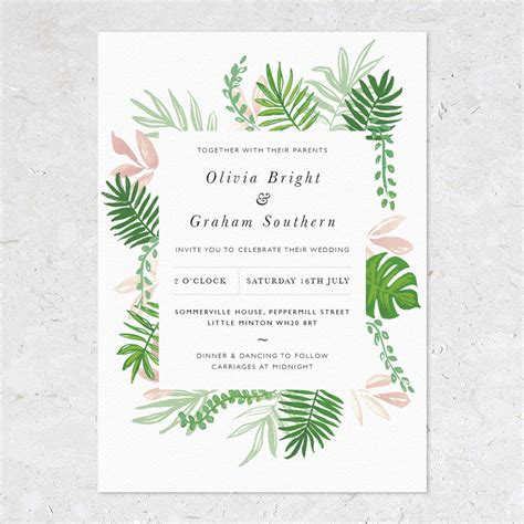 10,000+ wedding designs for any theme & style. greenery wedding invitations by studio sophie ...
