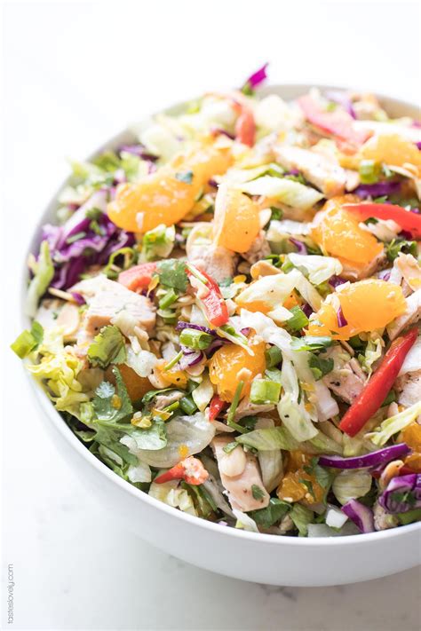 Top chicken dressing recipes and other great tasting recipes with a healthy slant from a copy cat recipe to the highly processed version of panera's fuji apple chicken salad dressing. Paleo + Whole30 Chinese Chicken Salad Recipe with a ...