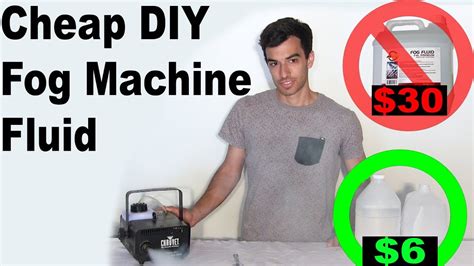 Diy Fog Machine Fluid Homemade Youtube