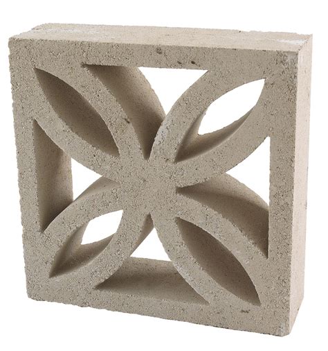 Decorative garden wall blocks uk. Leaf Block Off White Leaf Block, (L)290mm (W)290mm (T)90mm | Departments | DIY at B&Q