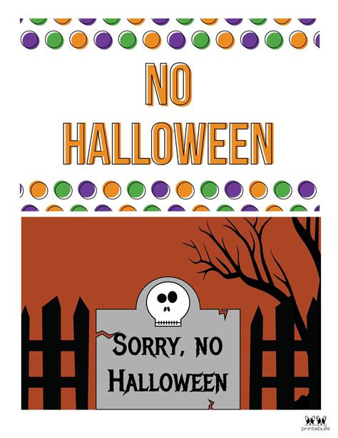 51 Halloween Signs - Free Printables | Printabulls