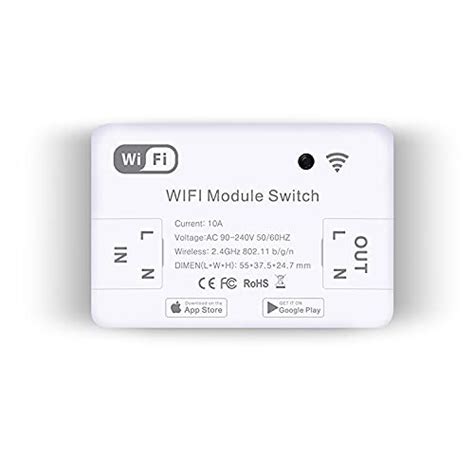 Smartiqo 10a Automation Wireless Wi Fi Smart Mini Home Smart Switch