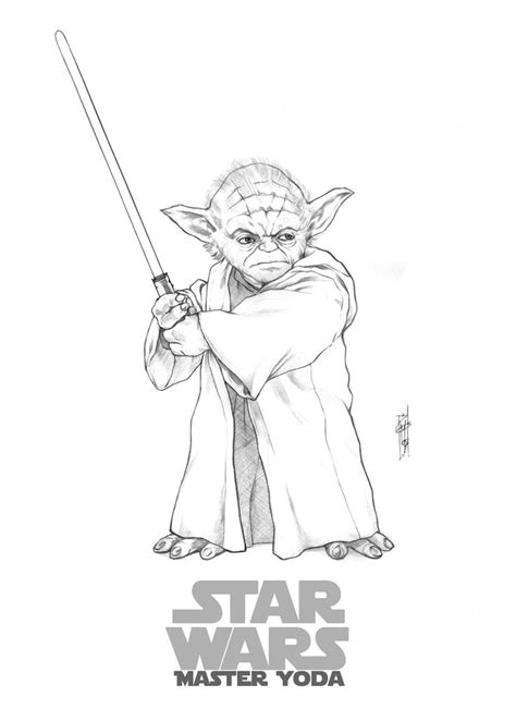 Star wars yoda coloring pages