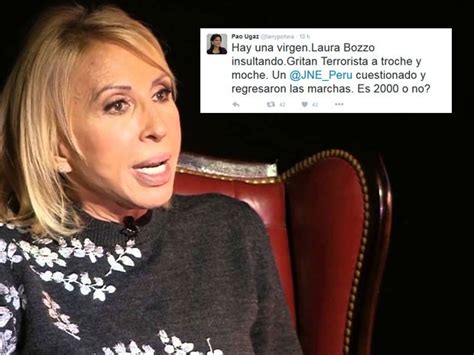Era la engreída del presidente alberto fujimori y su asesor vladimiro montesinos. Laura Bozzo: en redes sociales la critican por defender ...