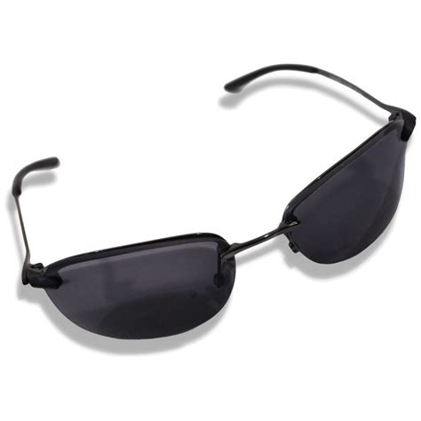 Matrix Neo Style Tinted Wrap Around Sunglasses Black Adaptor Clothing