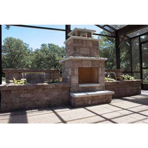 Necessories Santa Fe Compact Outdoor Fireplace 4200040 The Home Depot