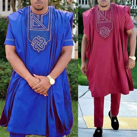 Traditional African Embroidery 3 Piece Men Robe Y20778 In 2022 Latest