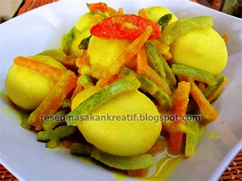 10 resep sayur bumbu kuning, enak, simpel dan mudah dibuat. Resep Telur Bumbu Acar Kuning | Yoo-Mi.com