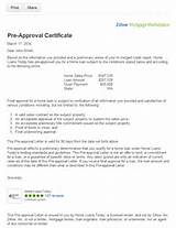 Mortgage Pre Approval Zillow Images