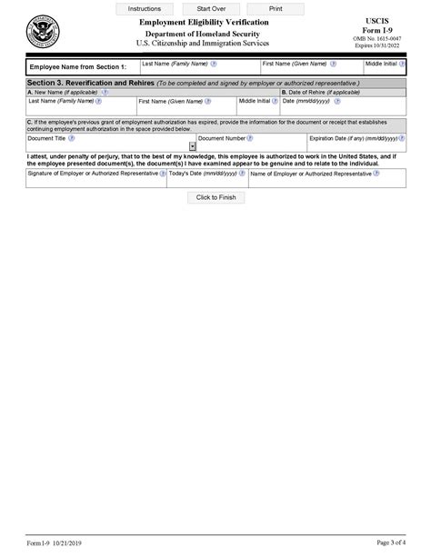 I 9 Form 2022 Printable And Fillable Pdf Free Online Forms