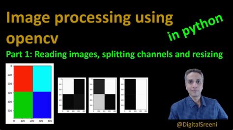 Reading Images Splitting Channels Resizing Using OpenCV In Python