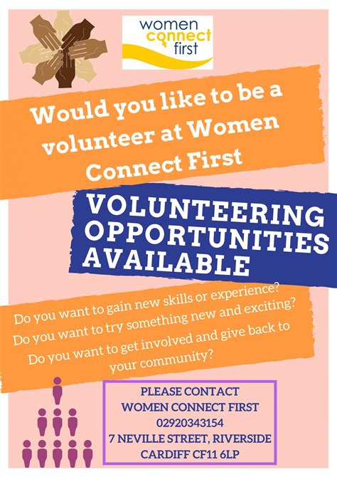 Volunteering Women Connect First