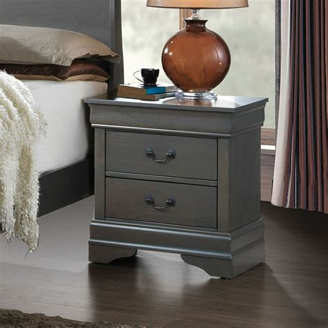 Furniture Of America Claudet Contemporary Nightstand With 2 Drawer