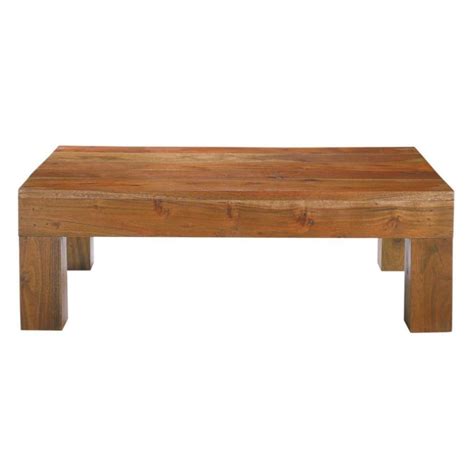 42 round coffee table is perfectly surrounded by a sectional or between a pair of two sofas. Solid acacia coffee table W 90cm Ceylan | Maisons du Monde