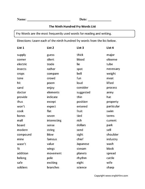 This means having the ability to explain how an author supports his or her main ideas with specific reasons or. 50 SIGHT WORD WORKSHEETS FOR 5TH GRADE