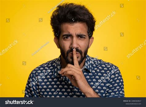 Shh Be Quiet Please Young Indian Stock Photo 2284302817 Shutterstock