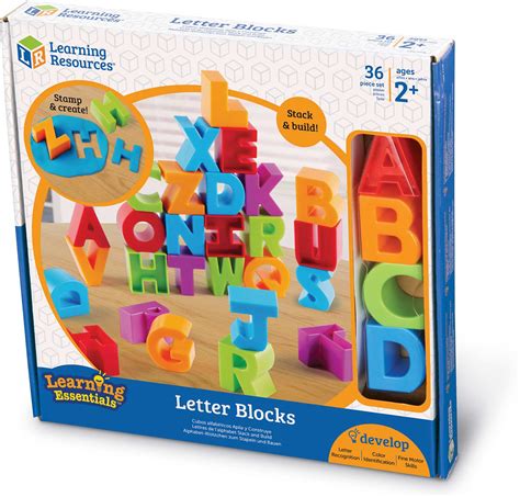 Letter Blocks Learning Resources Dancing Bear Toys