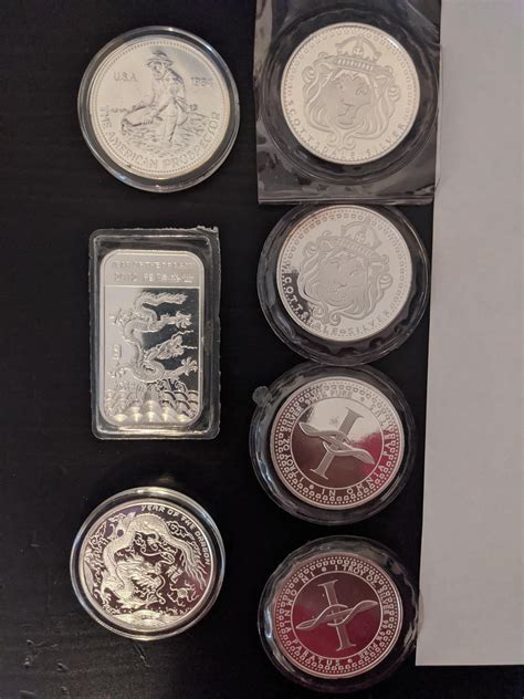 Wts 6 Generic Silver Rounds And One Bar At Spot Pmsforsale