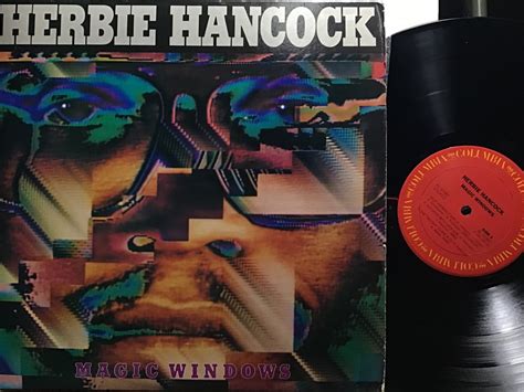 Lp Herbie Hancock Magic Windows Oop Usa Cinyl Record Anubis Jazz Funk Piring Hitam Hobbies