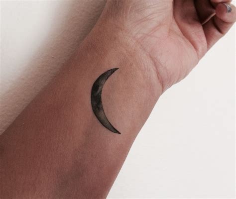 Crescent Moon Temporary Tattoo Fake Tattoos Set Of Moon