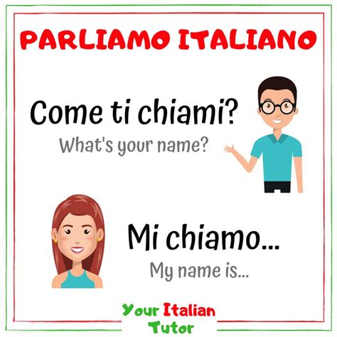 An Italian Language Poster With Two People And The Words Come Ti
