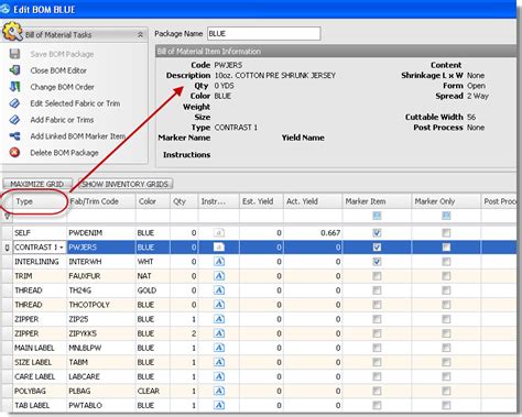 What is a Bill of Materials (BOM) – Fashion-Incubator