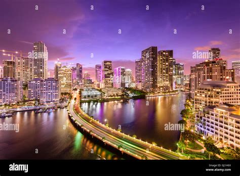 Aerial View Downtown Miami Hi Res Stock Photography And Images Alamy