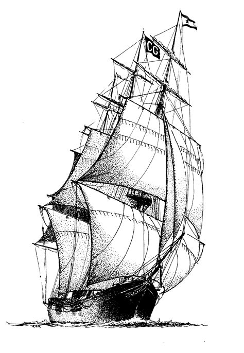 Pin By Joe Mark On Tattoo Ideas Ship Drawing Boat Drawing Ship