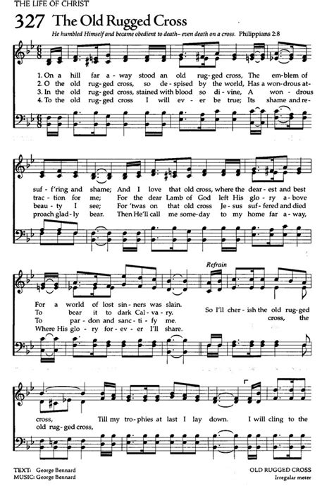 The Celebration Hymnal Songs And Hymns For Worship 327 On A Hill Far