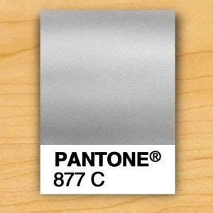 PMS 877 C Argent encre métallique Color Colores pantone Pantone