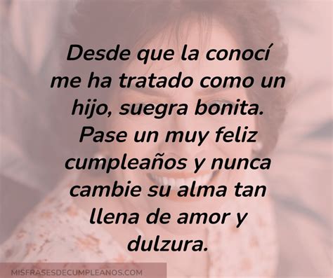 Frases De Feliz Cumplea Os Suegra Mensajes En El