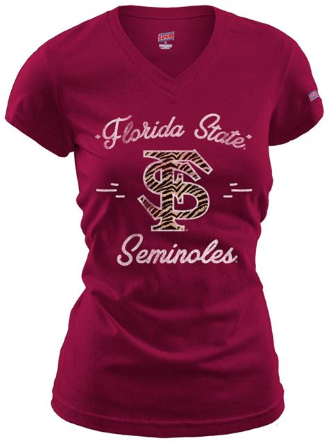 Florida State Zebra Fsu Logo T Shirt Beallsflorida Goseminoles