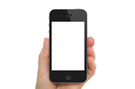 Black Iphone In Hand Transparent Png Image