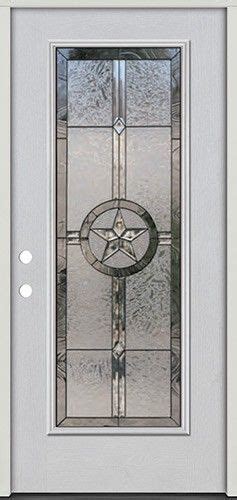 Texas Star Full Lite Fiberglass Prehung Door Unit 90 Prehung Doors